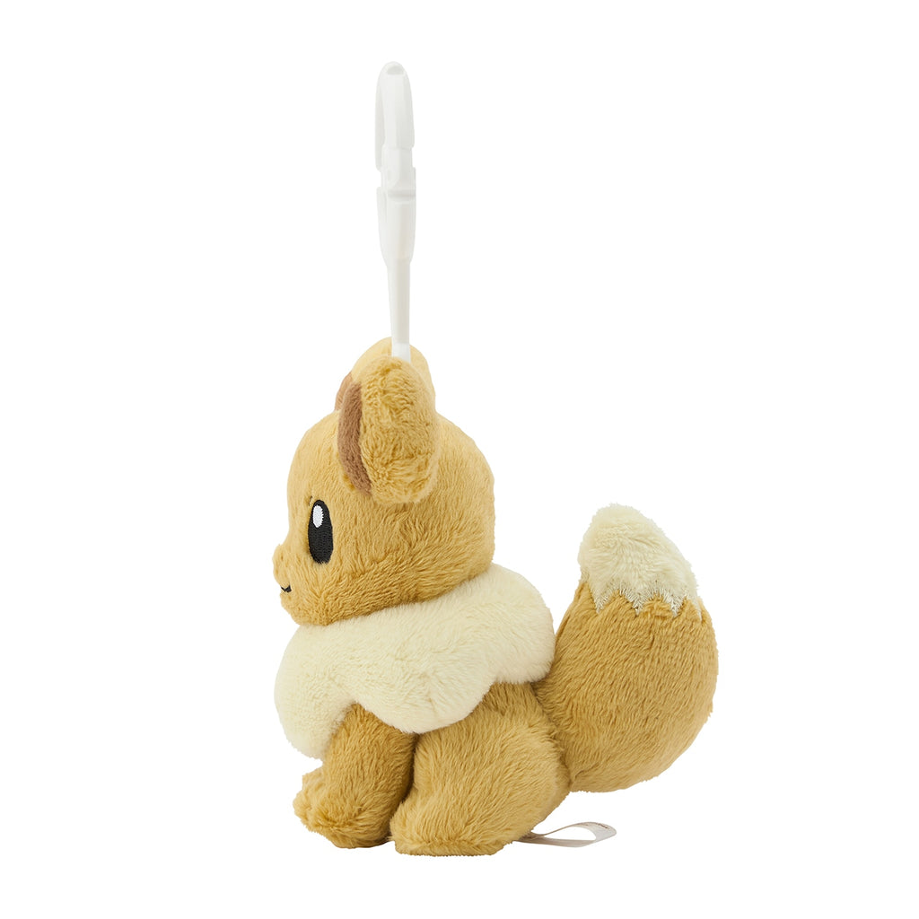 Eevee Eievui Plush Keychain with Carabiner Pokemon Center Japan 2024