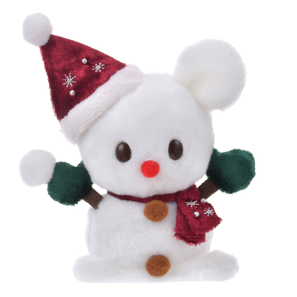 Mickey Snowman Plush Doll Urupocha-chan Disney Store Japan Christmas 2024