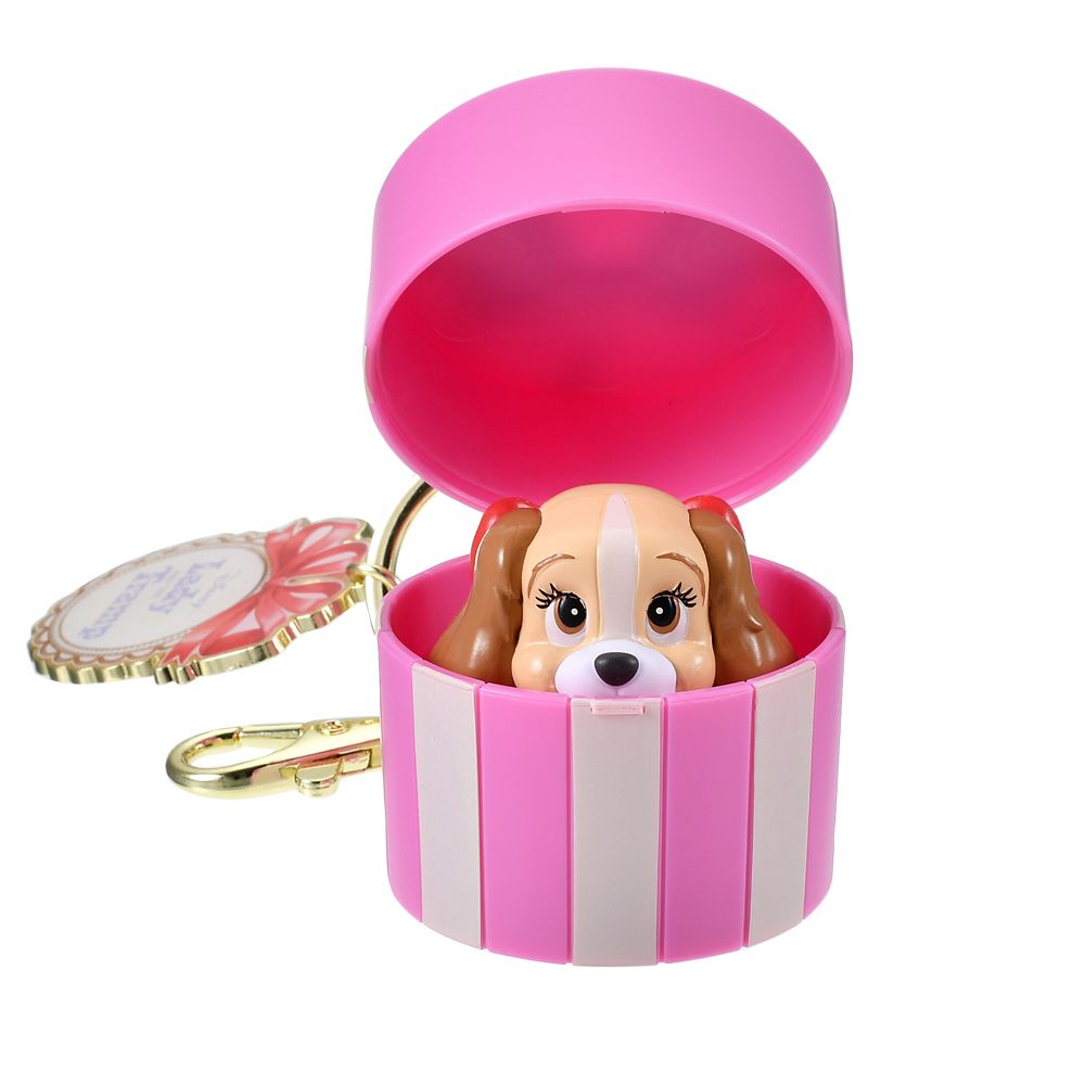 LADY AND THE TRAMP 70TH Keychain Key Holder Disney Store Japan