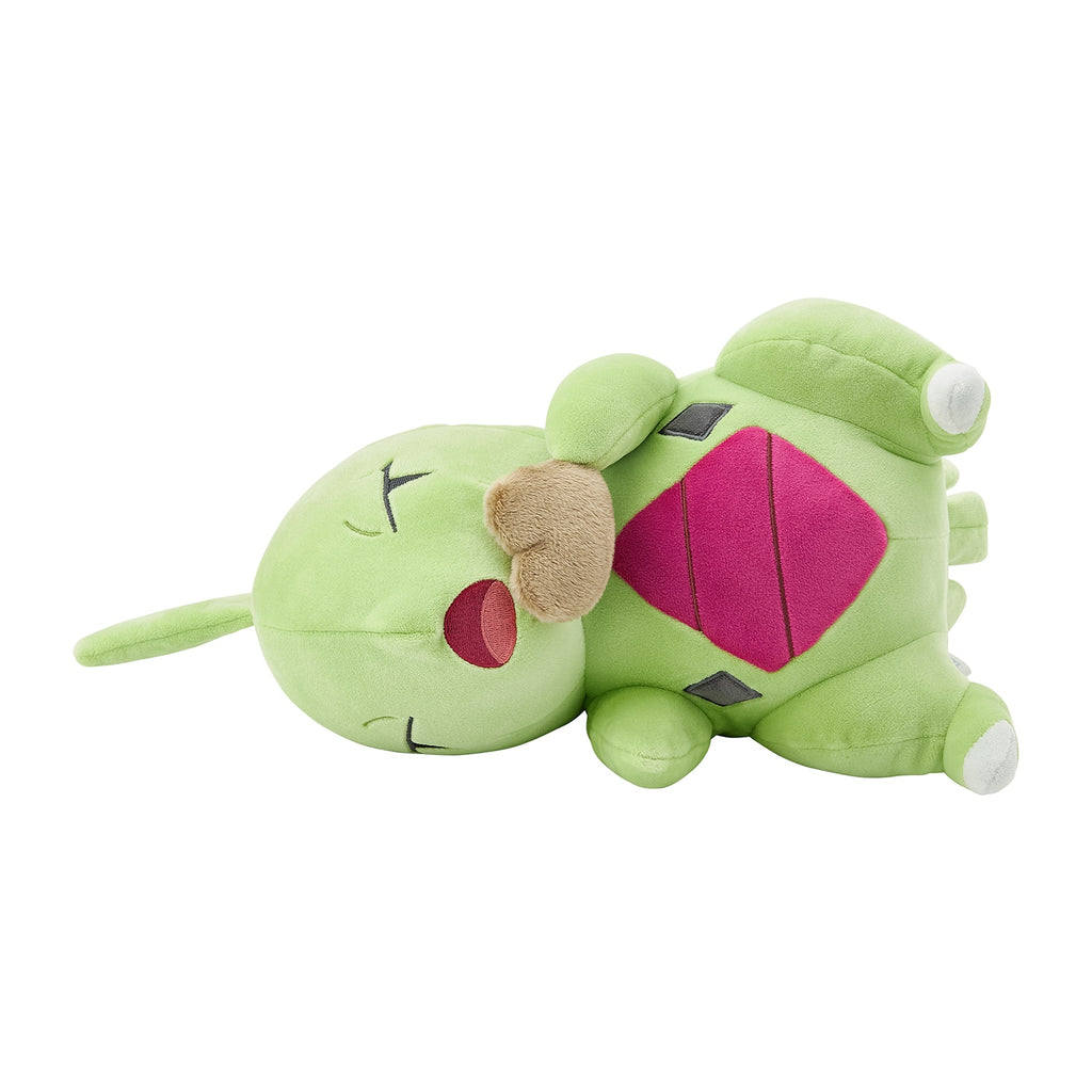 Larvitar Yogiras Soft Plush Doll Good Night Pokemon Sleep Center Japan