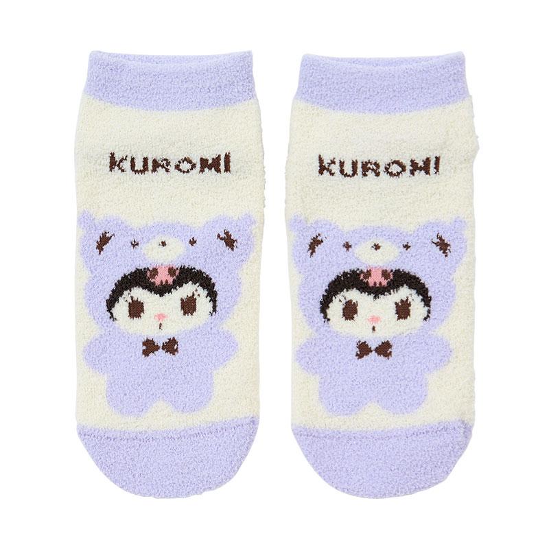 Kuromi Socks Mokomoko Fluffy Bear Sanrio Japan 2024