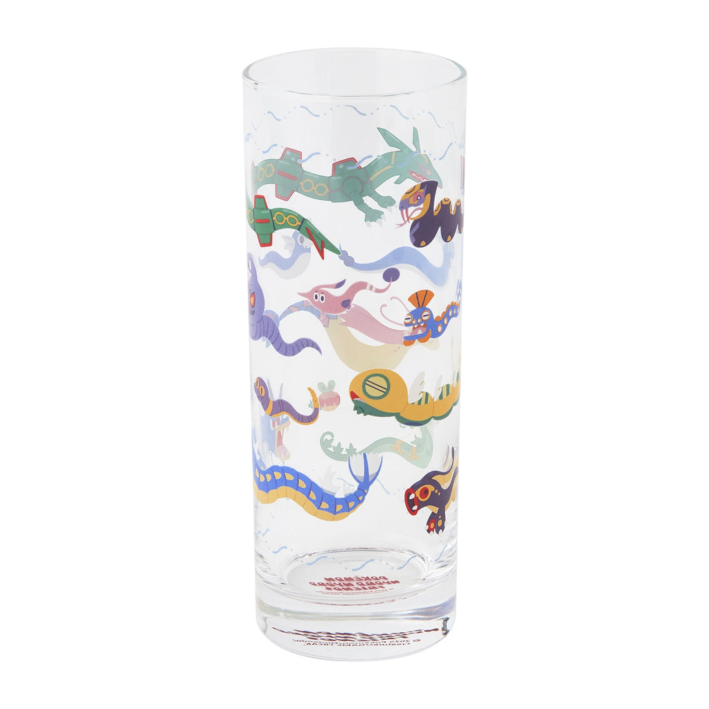 POKEMON NYORO NYORO FRIENDS Glass Cup Long Tumbler Pokemon Center Japan 2025