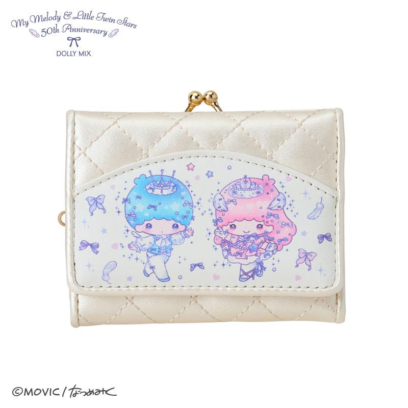 Little Twin Stars Kiki Lala Trifold Clasp Wallet DOLLY MIX Sanrio Japan 2025