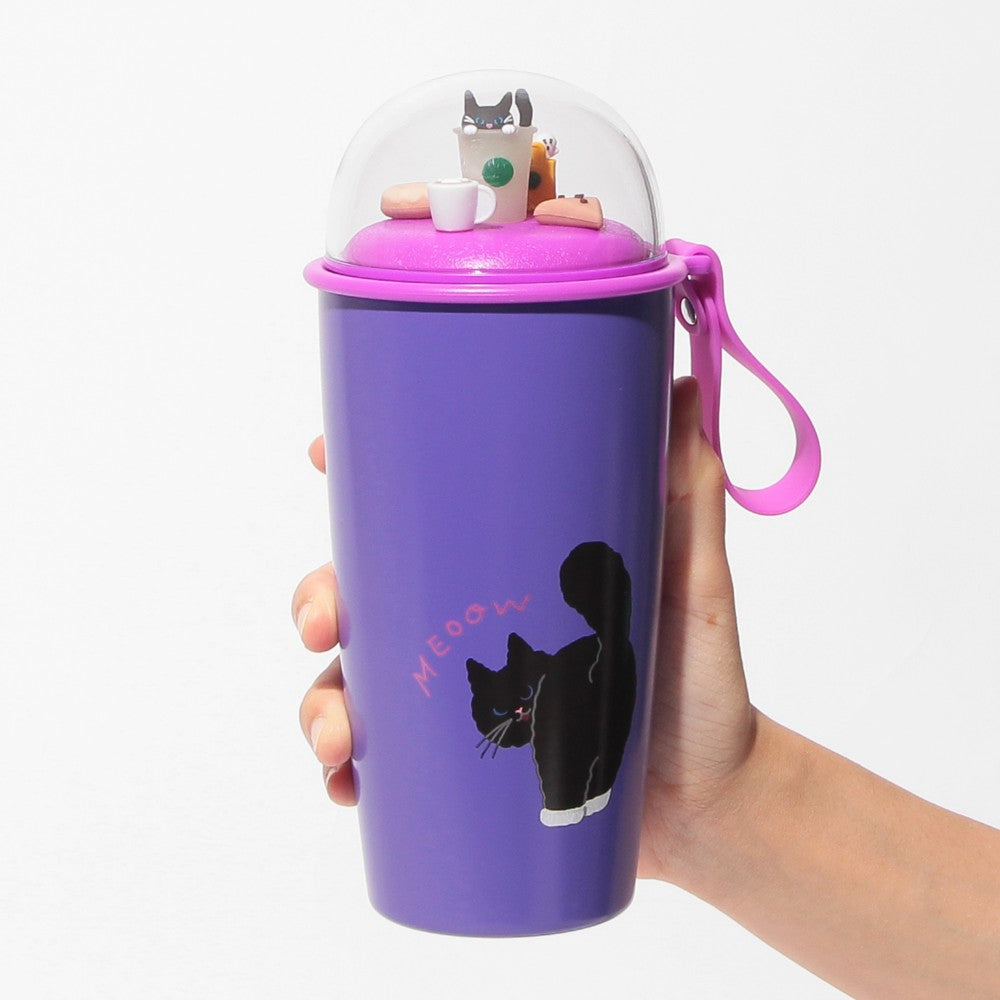 Starbucks Japan Halloween 2025 Cat Shaped Cup Stainless Bottle 355ml Tumbler