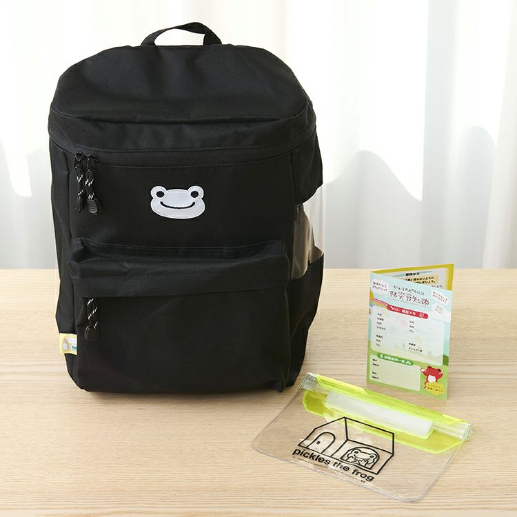 Pickles the Frog Square Backpack Return safely Black Japan 2024