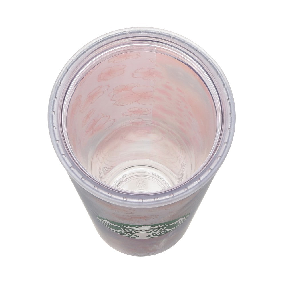 Starbucks Japan SAKURA 2025 Cold Cup Tumbler Layered 414ml