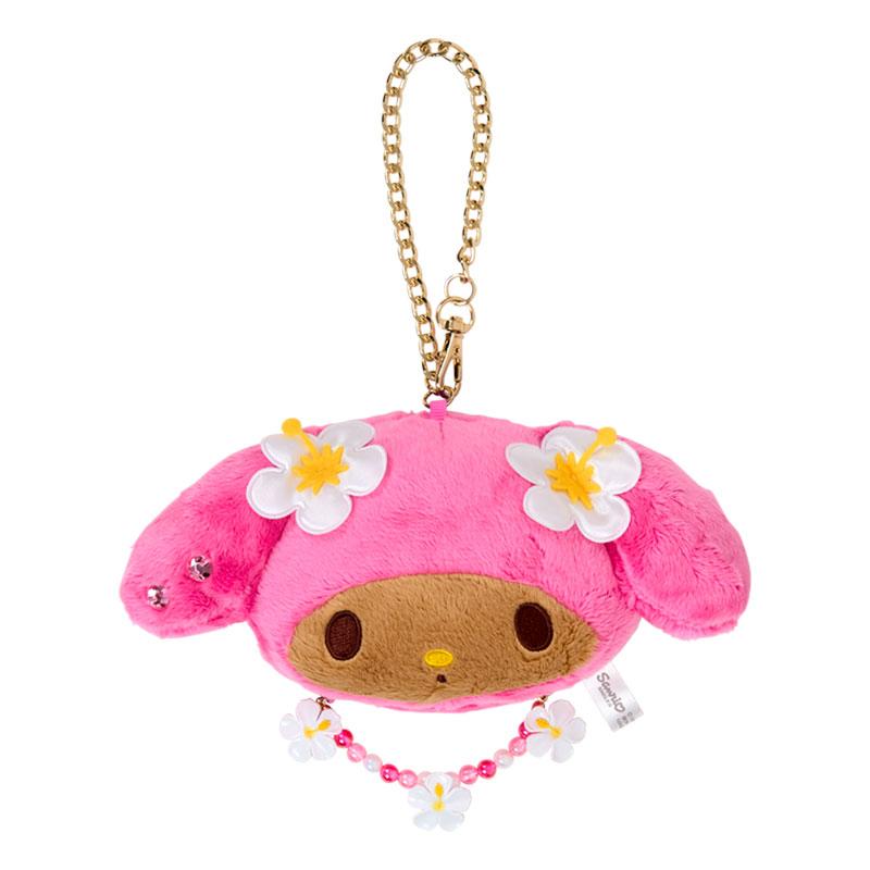 My Melody Plush Keychain Mirror Mascot Charm Tokonatsu Vacation Sanrio Japan