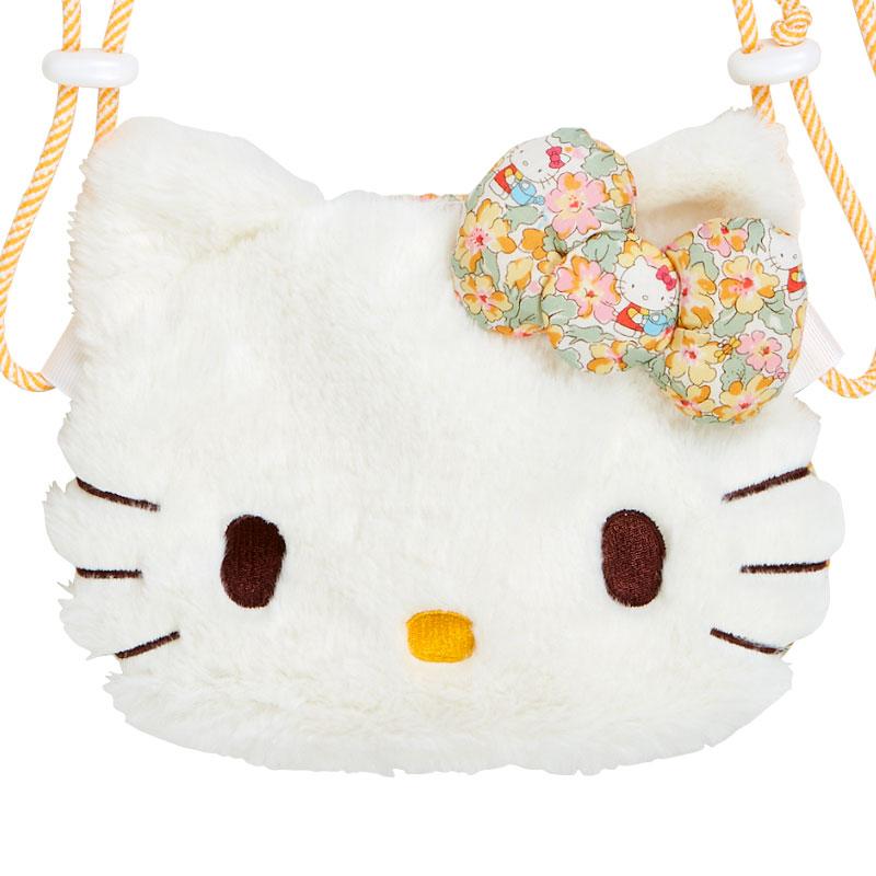 Hello Kitty Plush Sacoche Shoulder Bag Liberty Yellow Sanrio Japan 2024