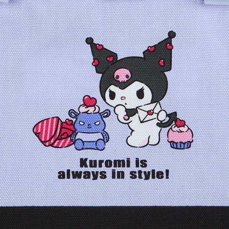 Kuromi Kids Pocket Pouch Purple Sanrio Japan