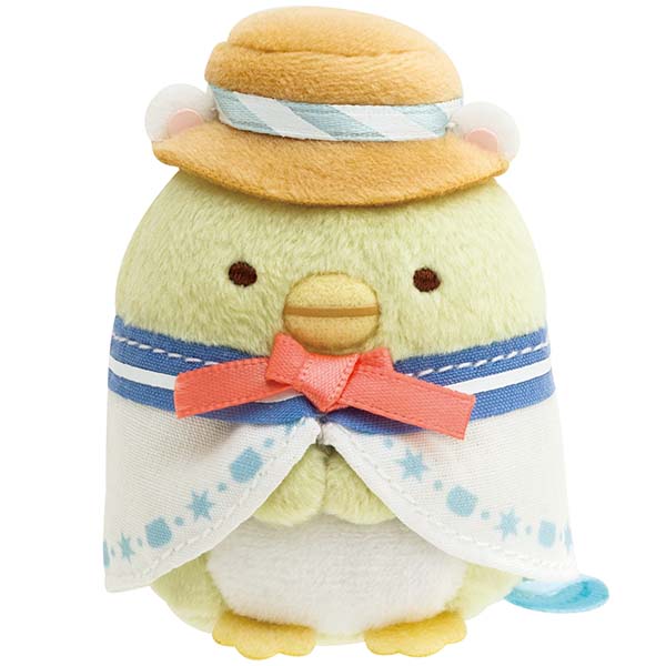 Sumikko Gurashi Penguin ? mini Tenori Plush Doll Hometown Shirokuma San-X Japan