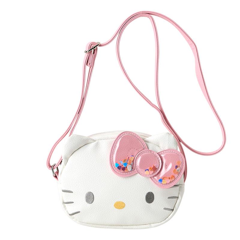 Hello Kitty Kids Shoulder Bag Face Shape Sanrio Japan 2024