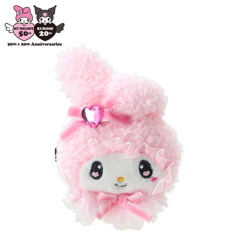 My Melody Plush Hair Clip Face Shape Melousa Romiusa Sanrio Japan 2025