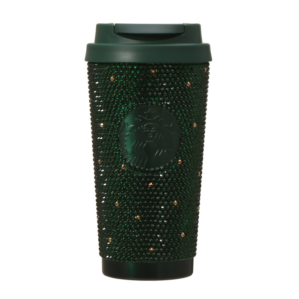 Starbucks Japan Holiday 2025 Stainless Tumbler with Rhinestones 473ml Christmas