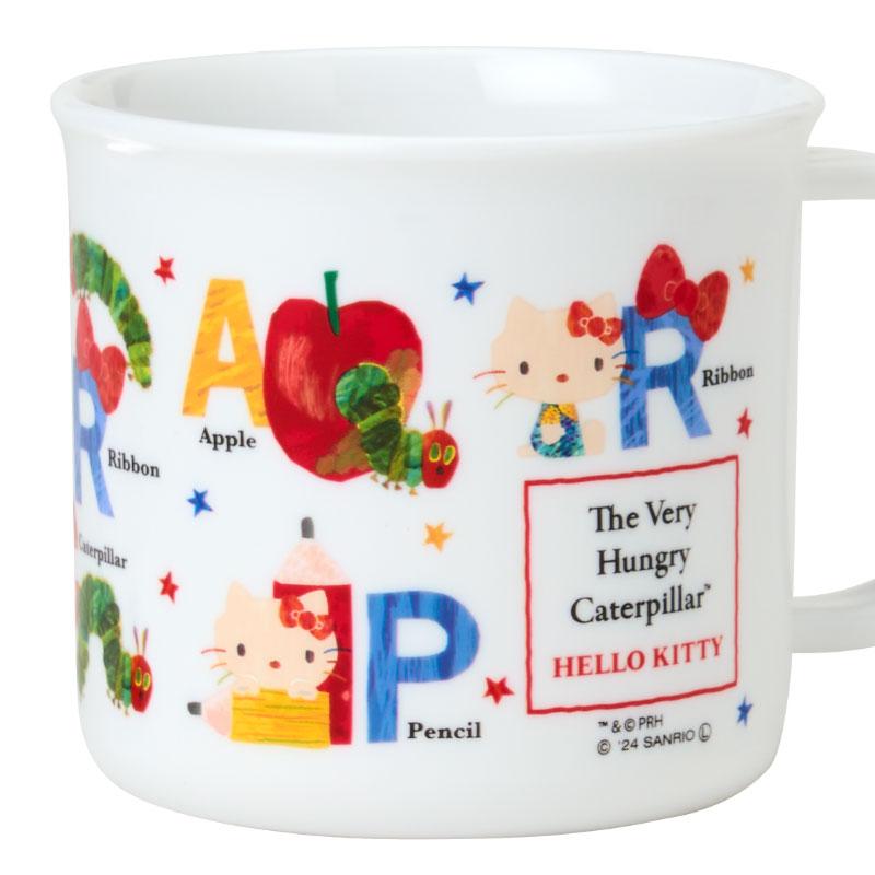 Hello Kitty & The Very Hungry Caterpillar Plastic Cup Sanrio Japan 2024