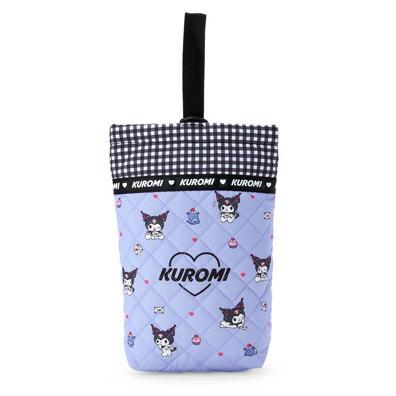 Kuromi Kids Quilting Shoes Bag Sanrio Japan