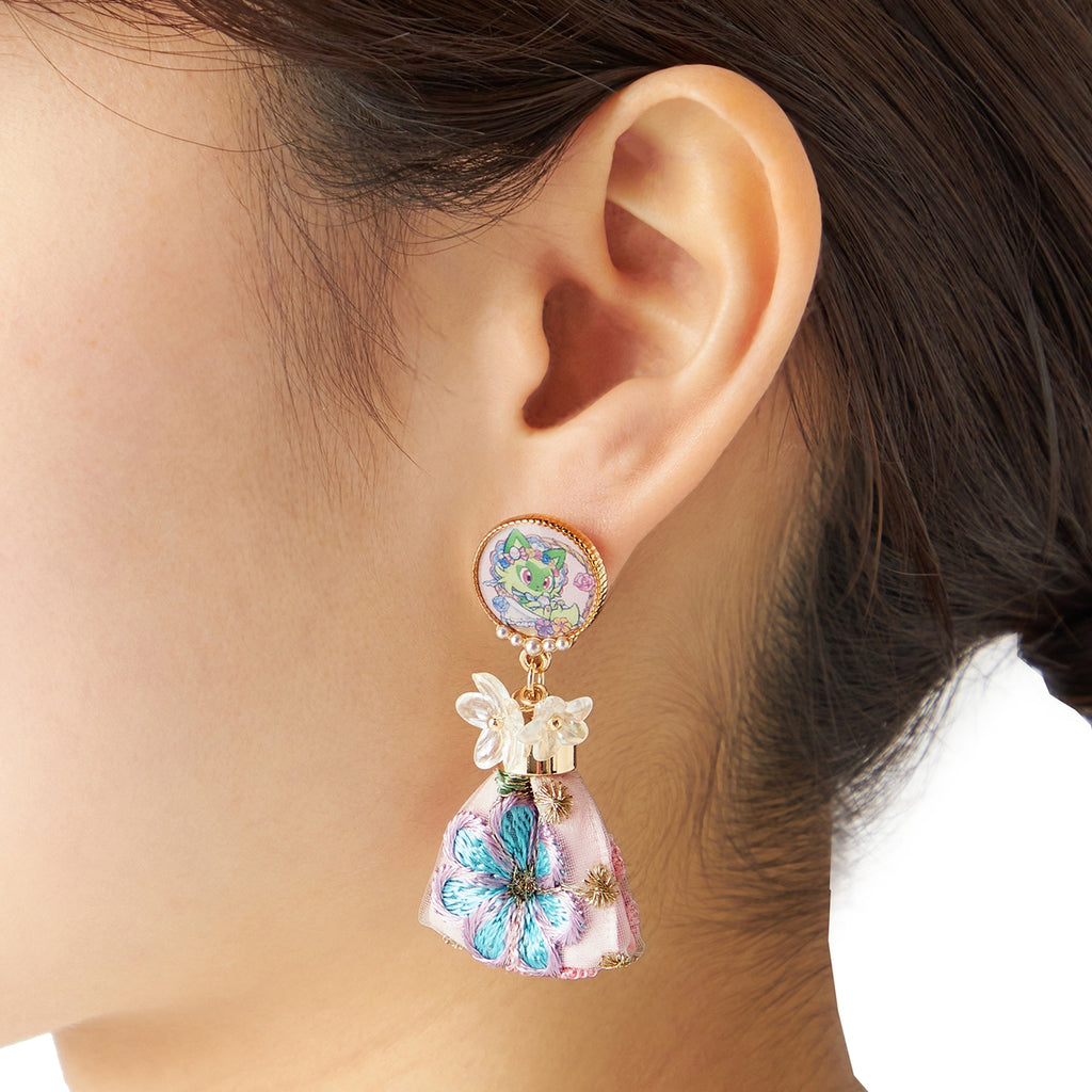 Sprigatito Nyahoja Piercing Earring Botanical Easter Pokemon Center Japan 2025