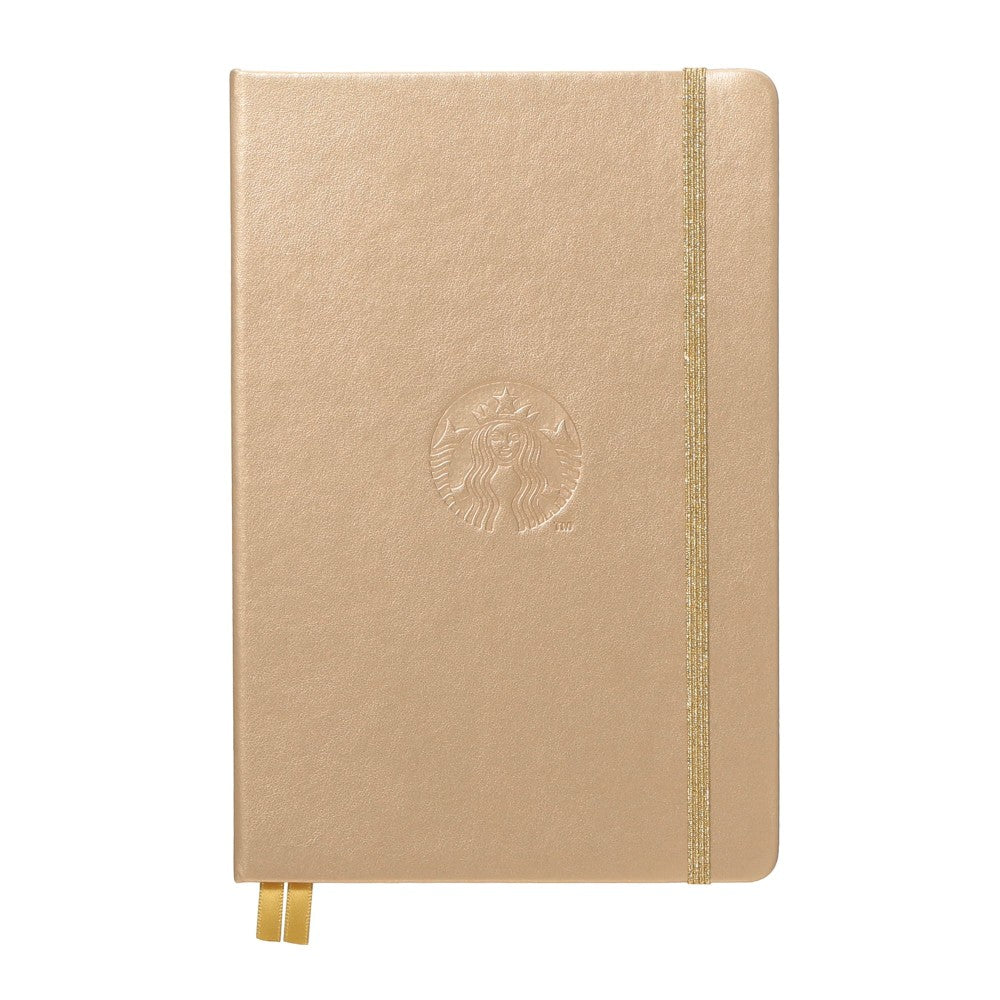 Notebook Gold Starbucks Japan Christmas 2025