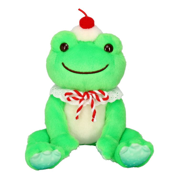 Pickles the Frog Bean Doll Plush Melon Soda Green Cafe Japan 2024