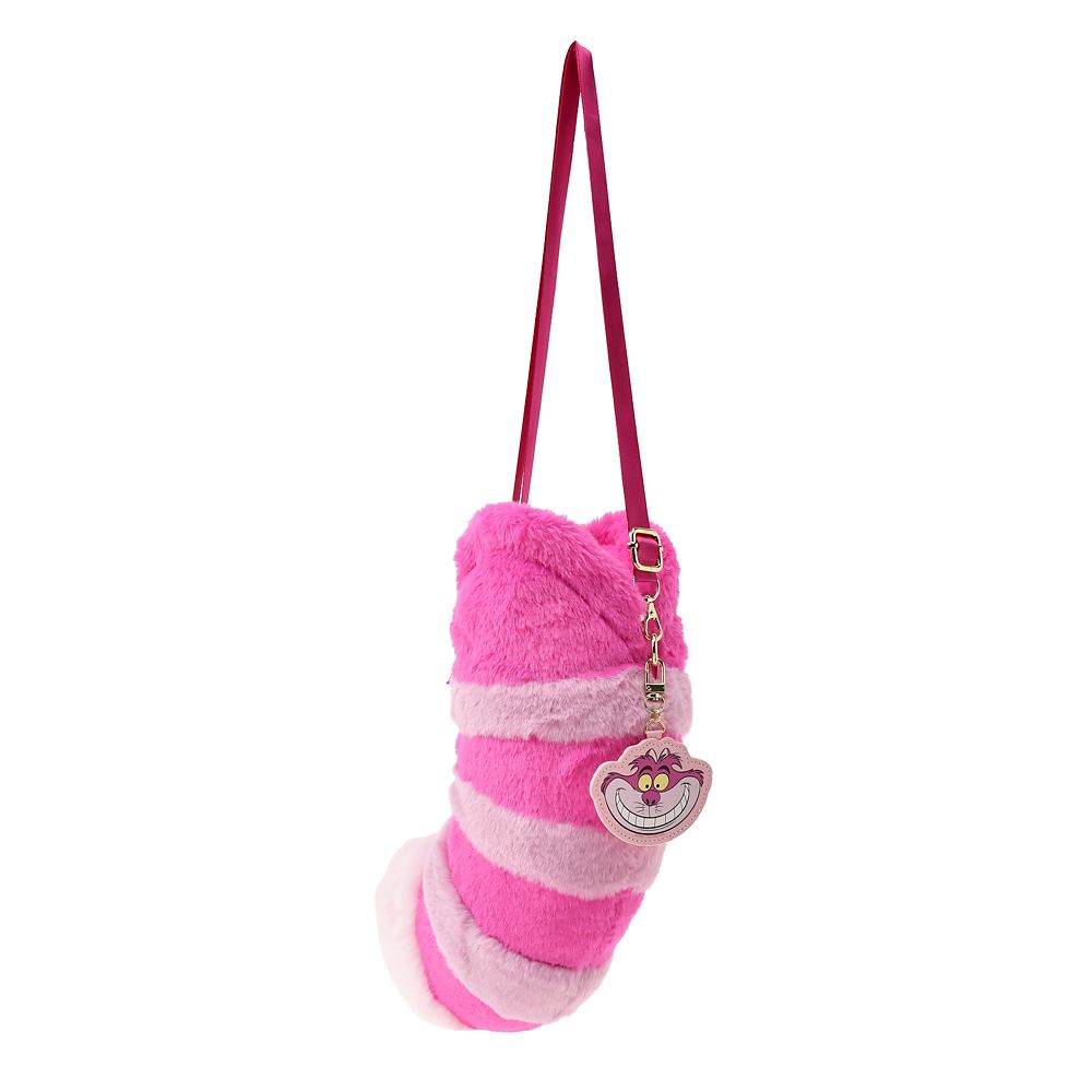 Alice in Wonderland Cheshire Cat Pochette Bag with Charm Pink Disney Store Japan