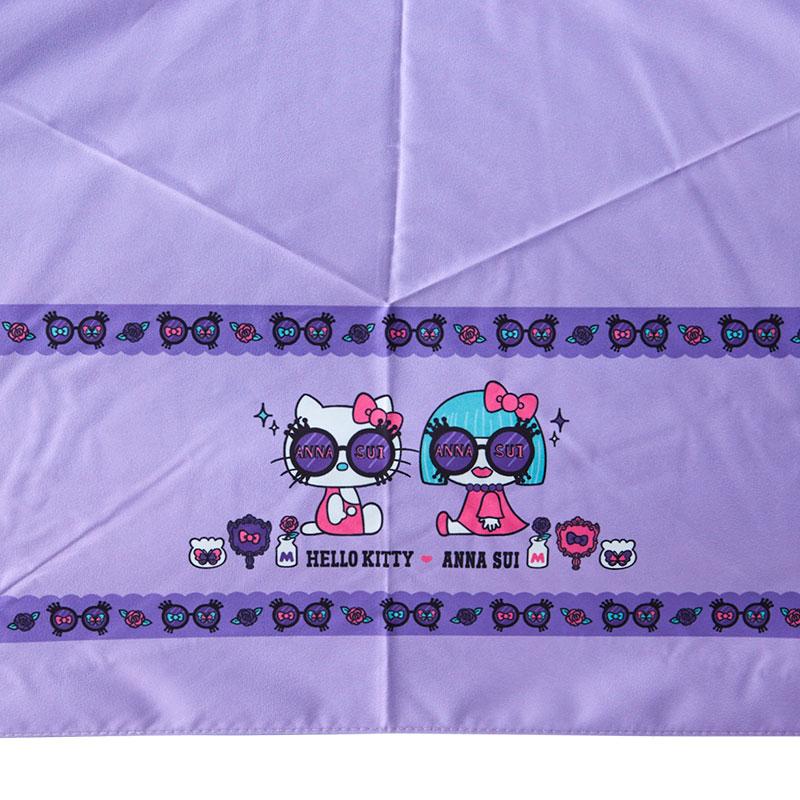 Hello Kitty ANNA SUI Folding Umbrella Purple Sanrio Japan 2024