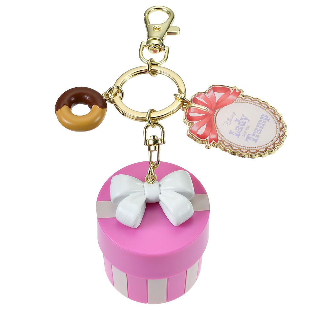 LADY AND THE TRAMP 70TH Keychain Key Holder Disney Store Japan