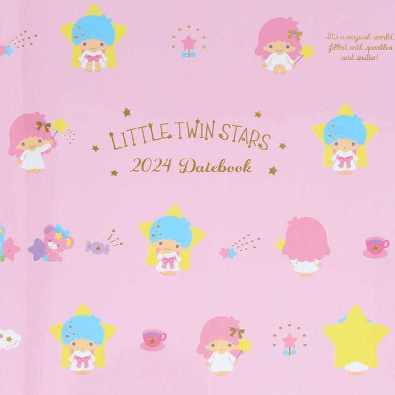 Little Twin Stars Kiki Lala 2024 Schedule Book A5 Monthly Datebook Sanrio Japan
