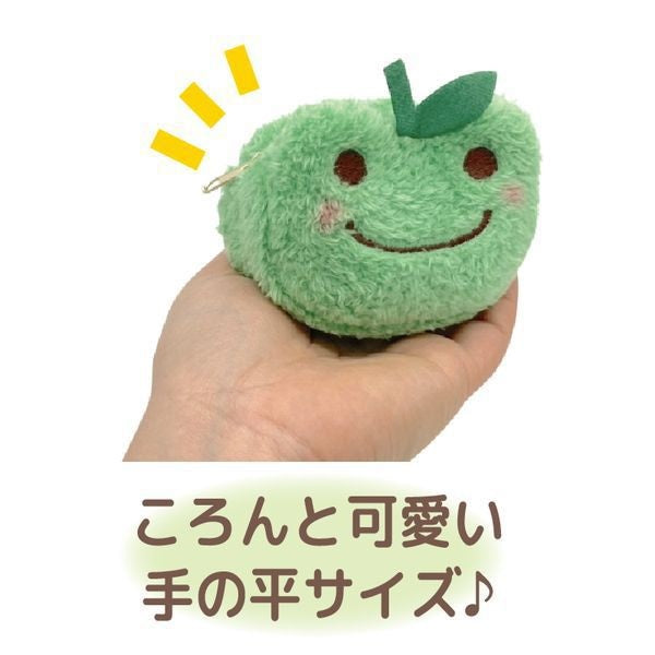Pickles the Frog Carabiner Plush mini Pouch Kabosu Green Japan 2023