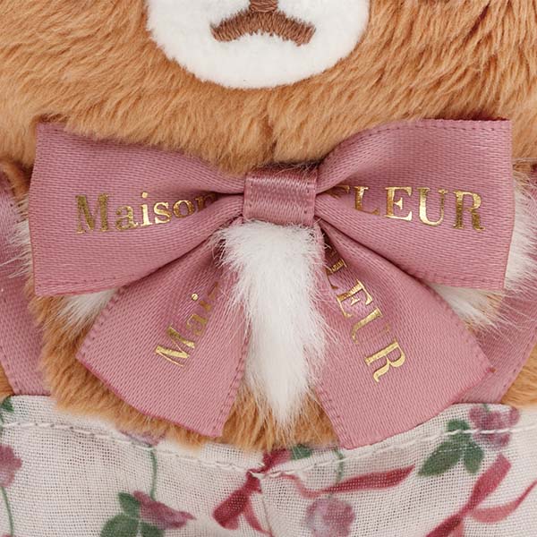 Chairoikoguma Keychain Bag Charm Maison de FLEUR San-X Japan 2023 Rilakkuma
