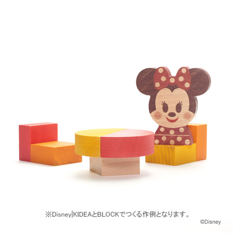 Minnie KIDEA Toy Wooden Blocks Disney Store Japan