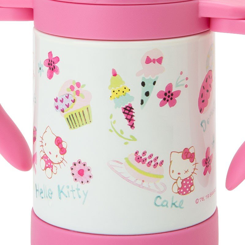 Hello Kitty Stainless Training Straw Mug Cup Sanrio Japan Baby Feeding