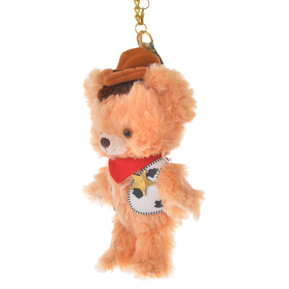 UniBEARsity Howdy Plush Keychain Disney Store Japan Woody Toy Story PIXAR