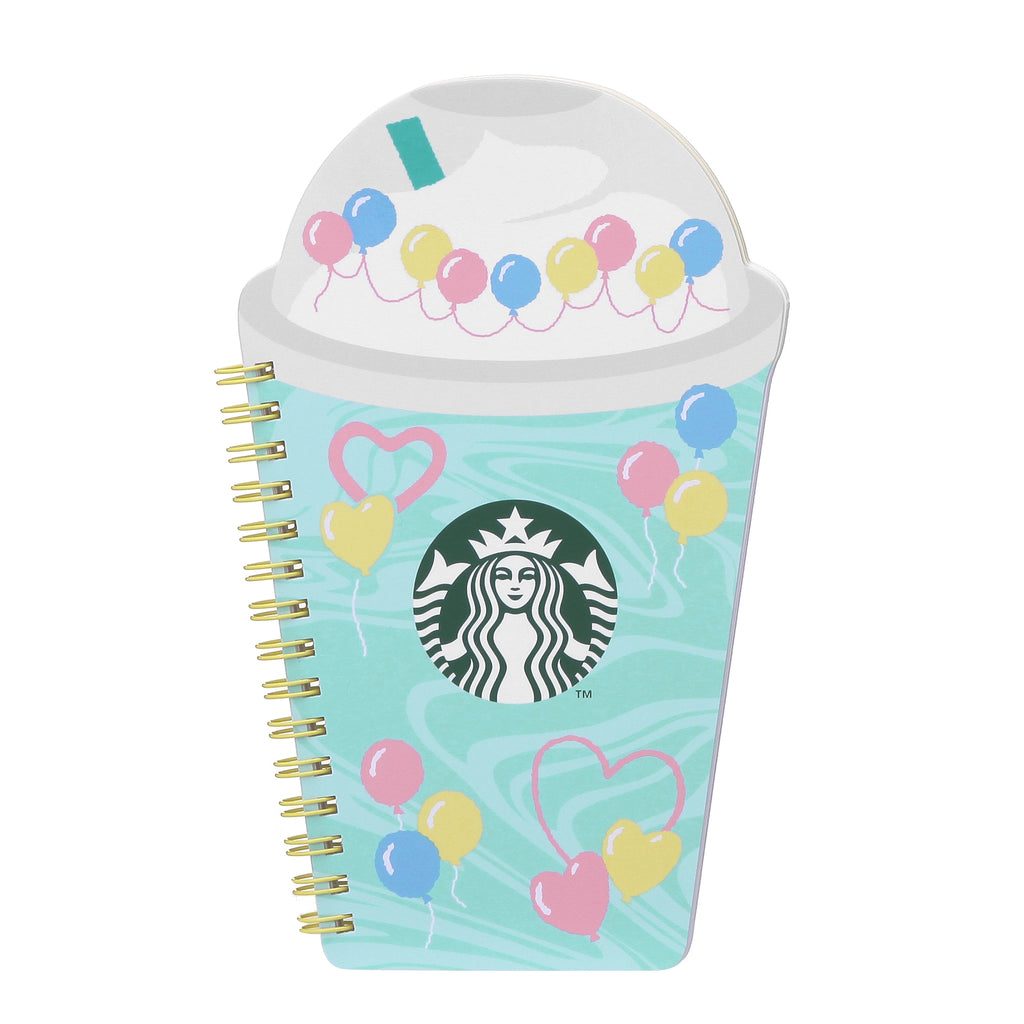 Ring Notebook & Masking Sticker Frappuccino Green Starbucks Japan