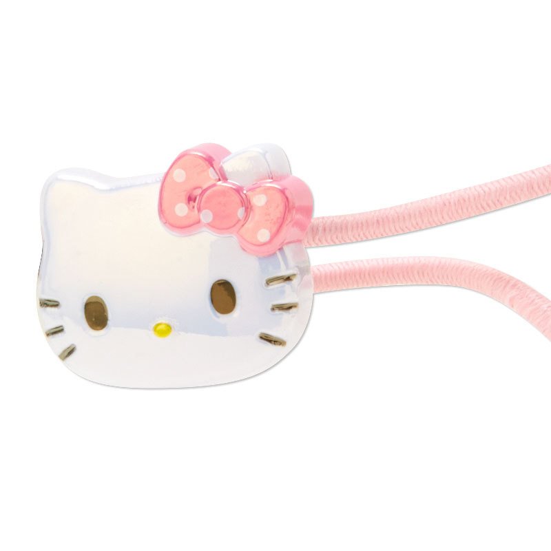 Hello Kitty Ponytail Holder M Heart Ribbon Sanrio Japan