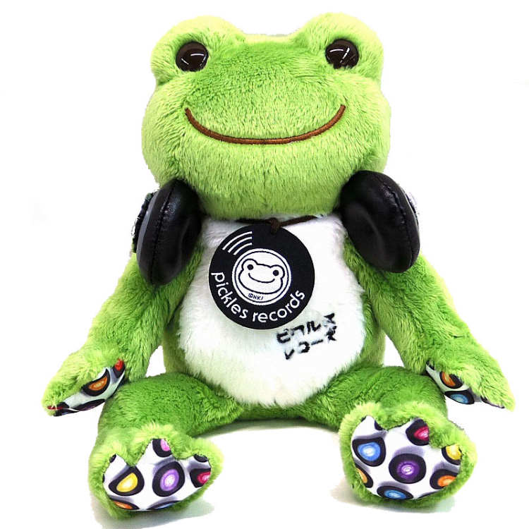 Pickles the Frog Bean Doll Plush Records Japan 2021