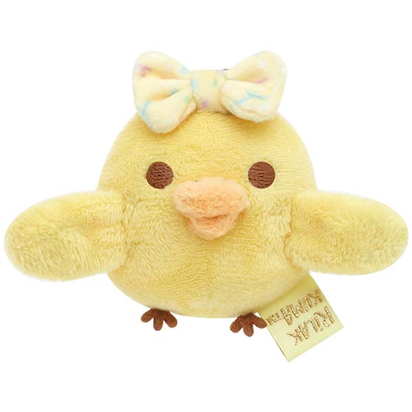 Kiiroitori Yellow Chick Magnet Plush Doll Nikoniko Happy for you San-X Japan