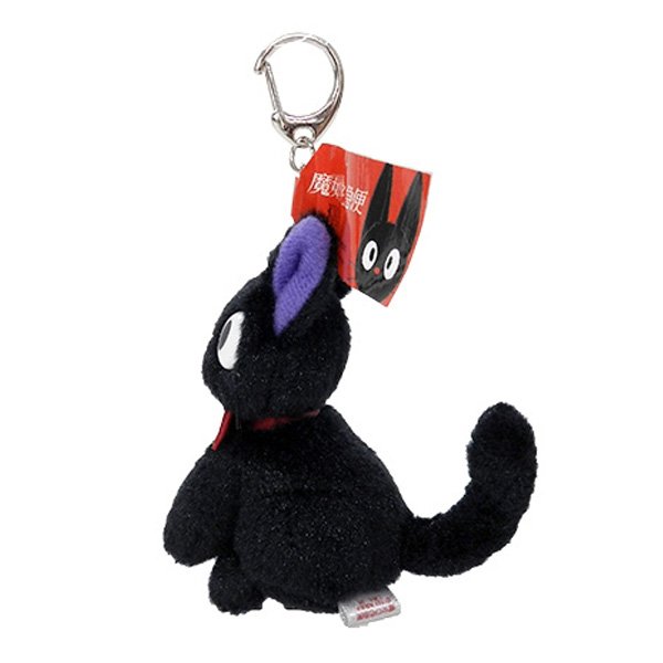 Kiki's Delivery Service Jiji Fluffy Keychain Key Holder Studio Ghibli japan