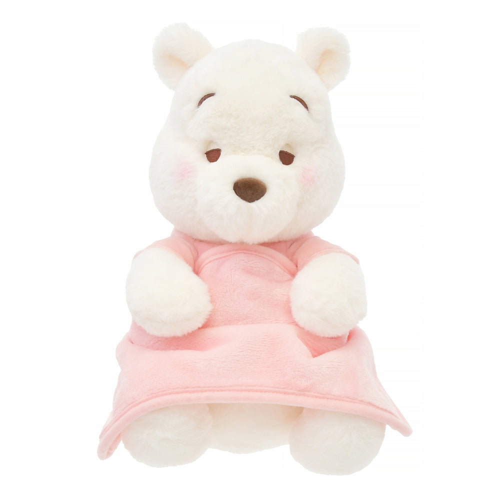 Winnie the Pooh Plush Doll M Pink White Pooh Disney Store Japan 2023 Limit