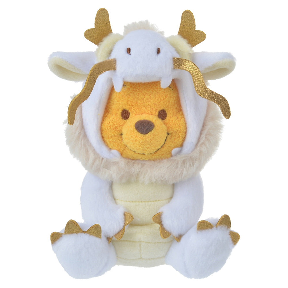 Winnie the Pooh Plush Doll S White ETO POOH 2024 Disney Store Japan New Year