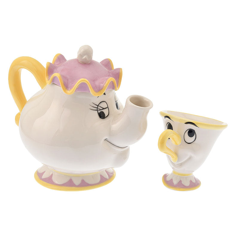 Beauty and the Beast Chip & Mrs. Potts Teapot & Cup Set 3D