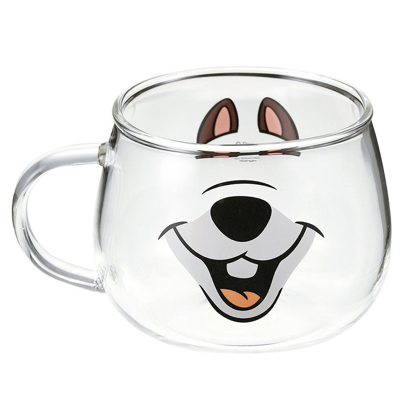 Chip Glass Mug Cup Face Disney Store Japan