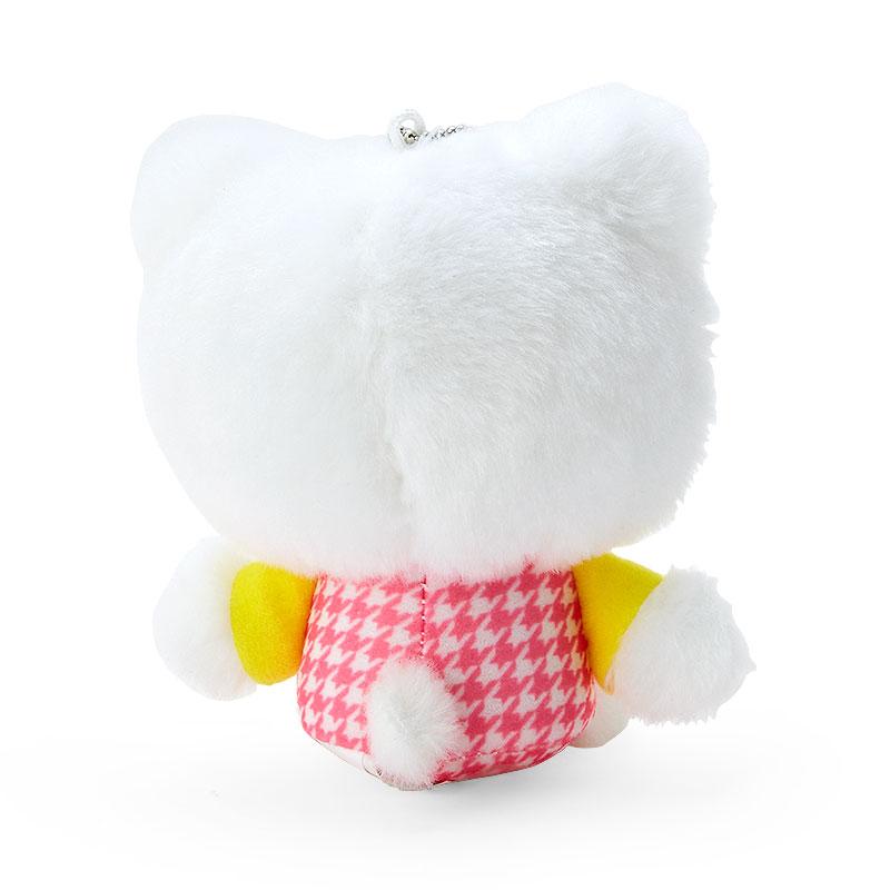 Hello Kitty Plush Mascot Holder Keychain Flower Sanrio Japan 2023