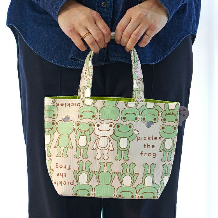 Pickles the Frog mini Tote Bag Side by Side Japan