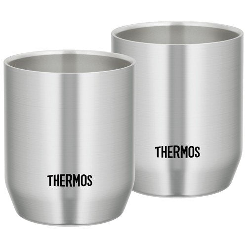 Vacuum double structure Stainless Tumbler 280ml JDH-280P-S 2pcs Thermos Japan