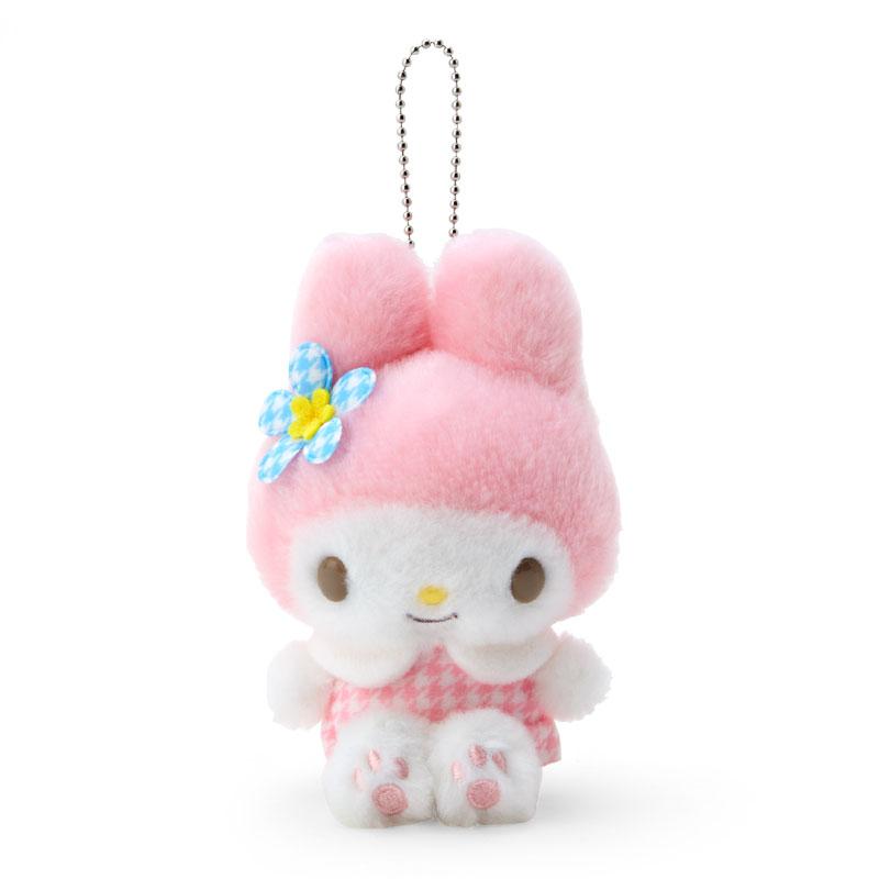 My Melody Plush Mascot Holder Keychain Flower Sanrio Japan 2023