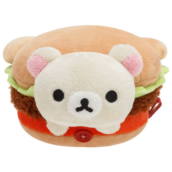 Rilakkuma Chairoikoguma Korilakkuma Plush Doll Hamburger Fast Food San-X Japan