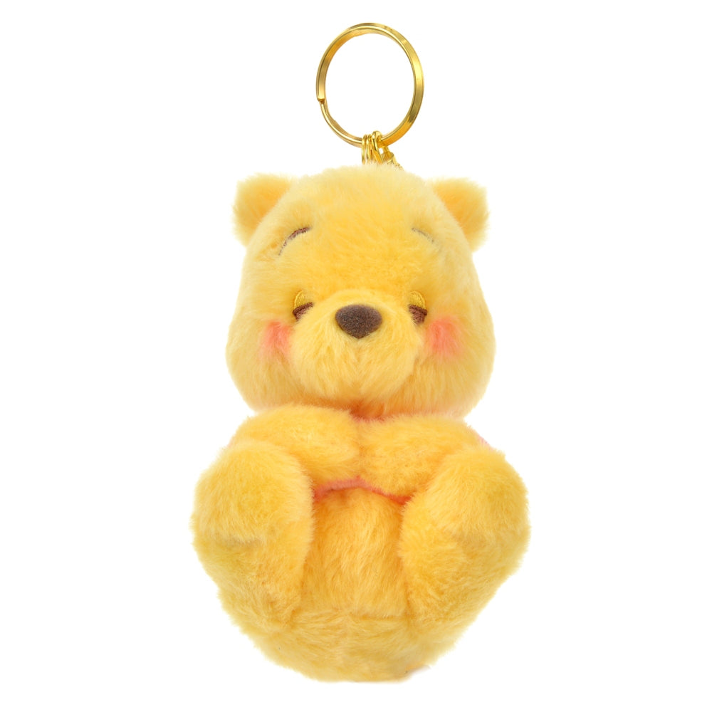 Winnie the Pooh Plush Keychain Utouto Sleepy Disney Store Japan