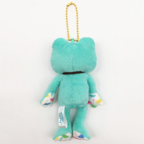 Pickles the Frog Plush Keychain Umbrella Sky Mint Japan