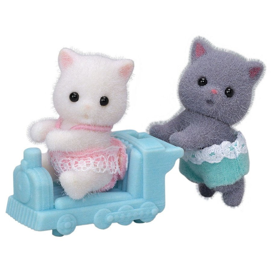 Sylvanian Families Doll Persian Cat Baby Twins NI-108 EPOCH Japan