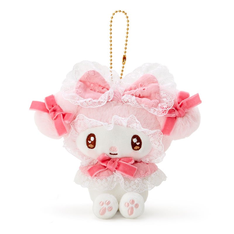 My Melody Plush Mascot Holder Keychain Sweet Lolita Sanrio Japan