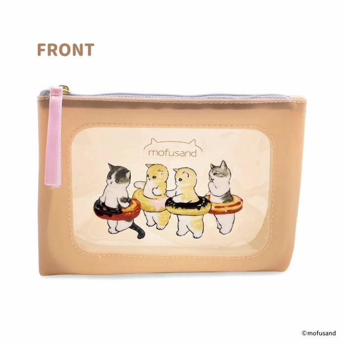 mofusand Cat Silicone Window Pouch Donut Japan 2023